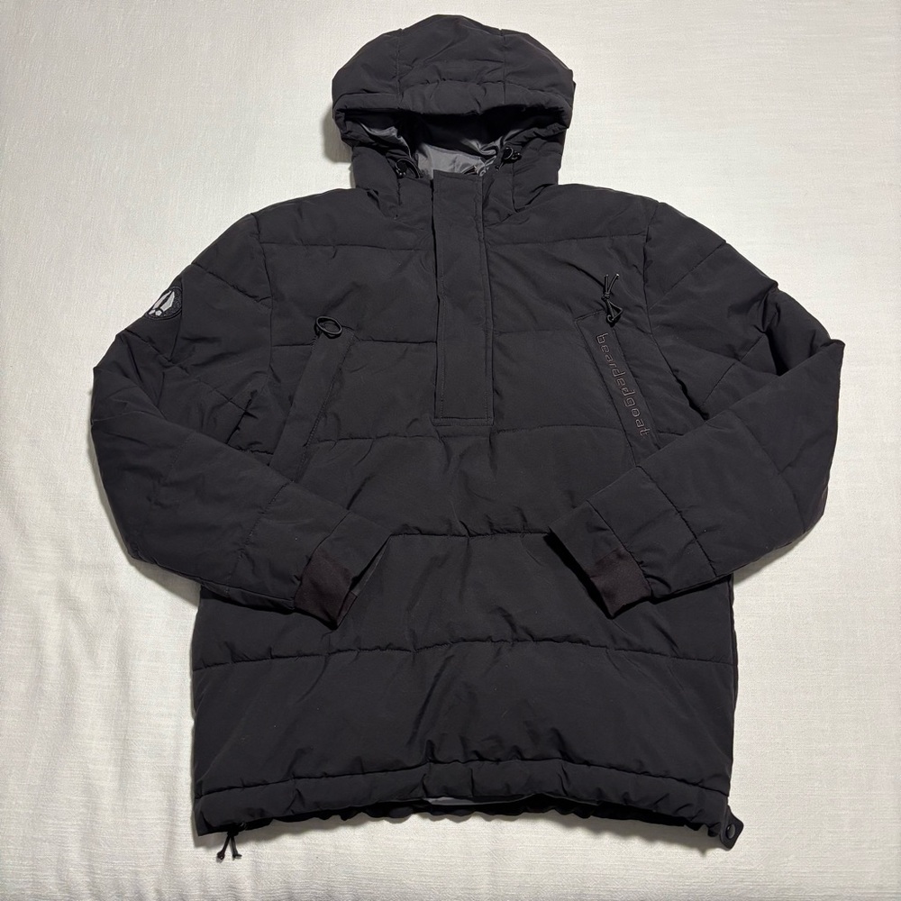 Men’s Beardedgoat Sequoyah Puff Pullover | Black | Size Small | Synthetic Down